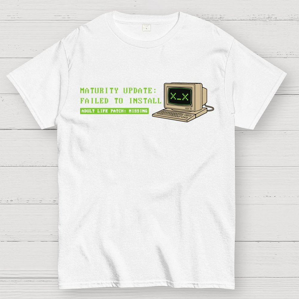 Adult Life Patch Missing Unisex Geek T-Shirt