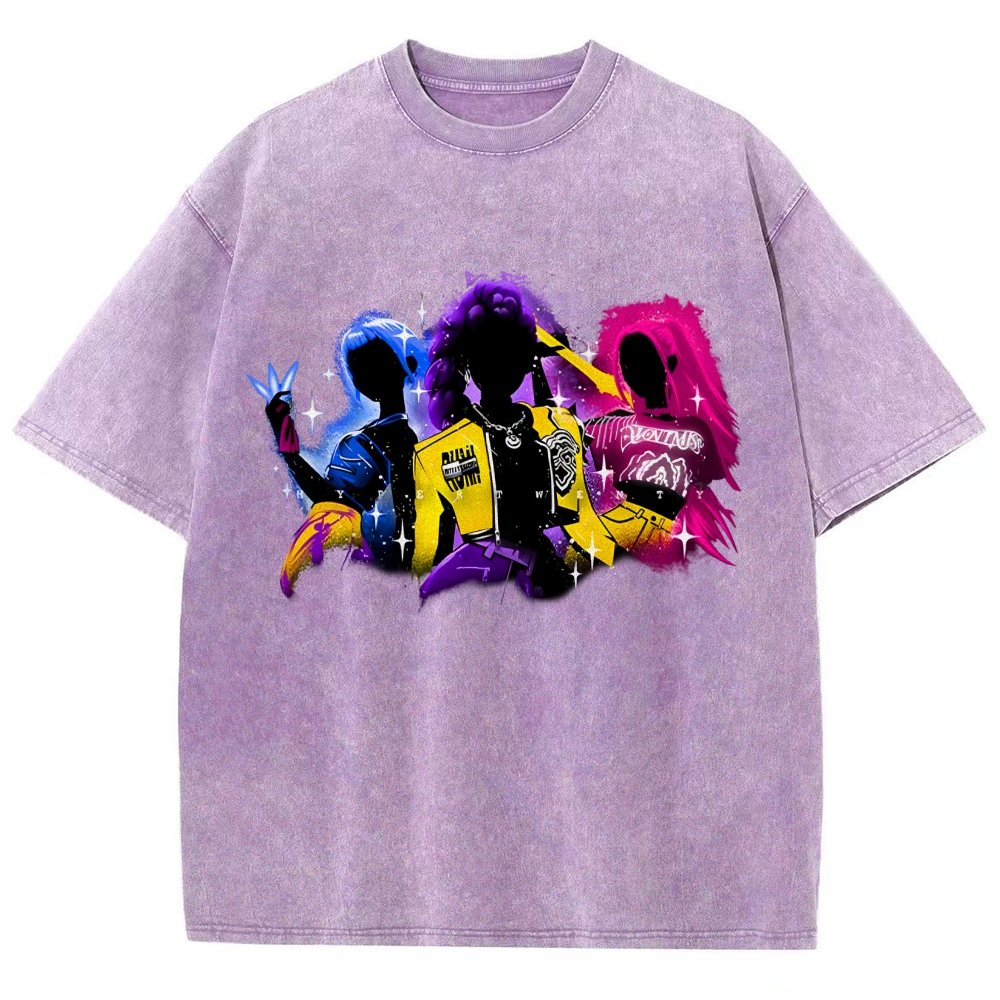 The Huntrix Vintage Distressed T-shirt