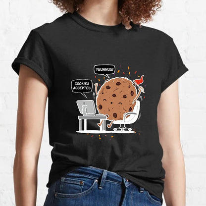 Cookies Accepted Nerdy T-Shirt