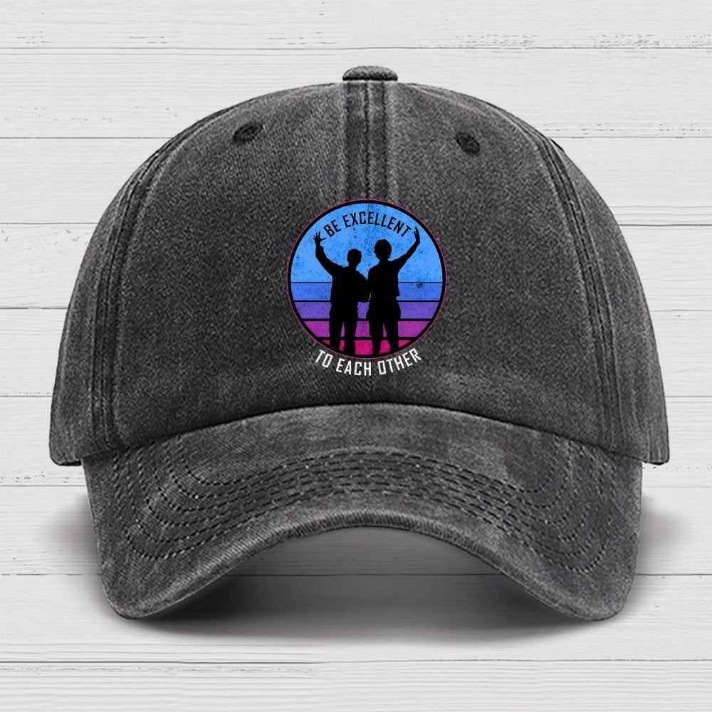 Be Excellent To Each Other 80s Cotton Hat