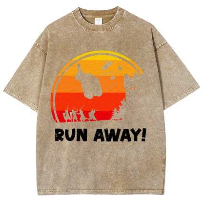 Run Away Vintage Distressed T-shirt