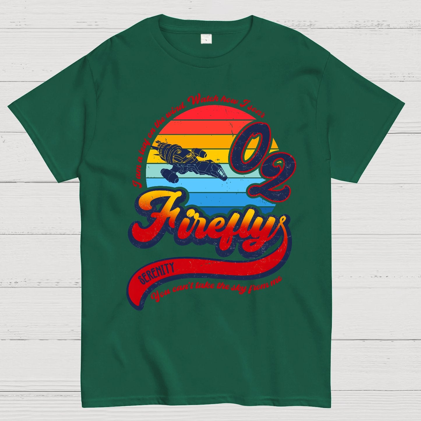 A Leaf On The Wind Geek T-Shirt