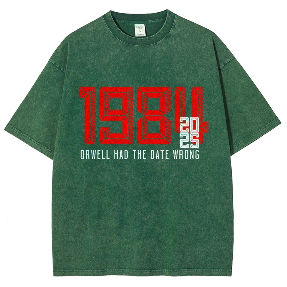 Orwell Got It Wrong Vintage Distressed T-shirt