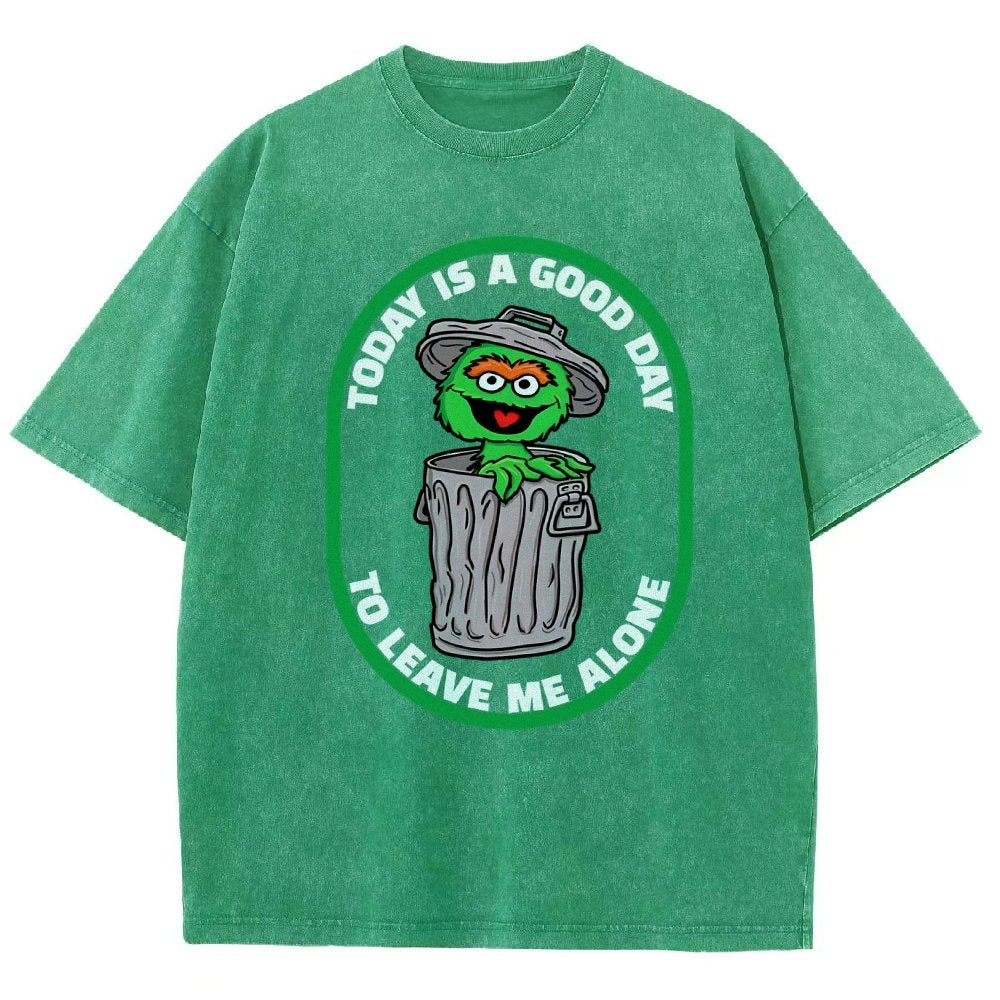 A good day to leave me alone Vintage Distressed T-shirt
