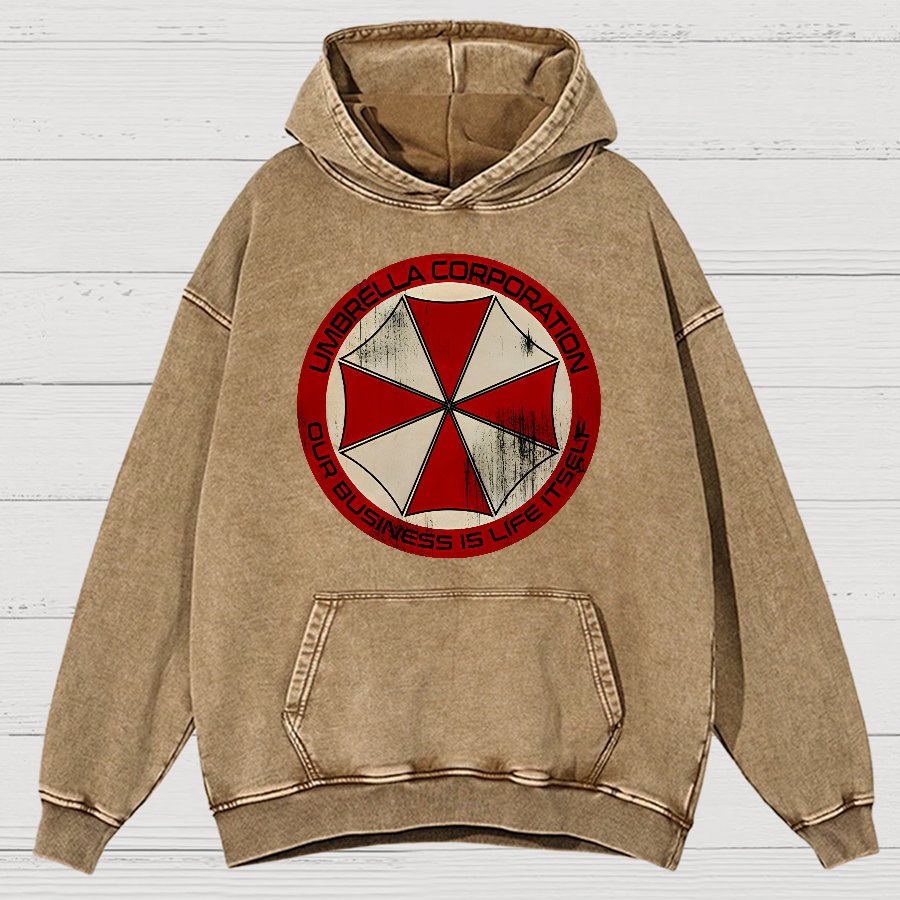Our Business is Life Itself Vintage Distressed Hoodie