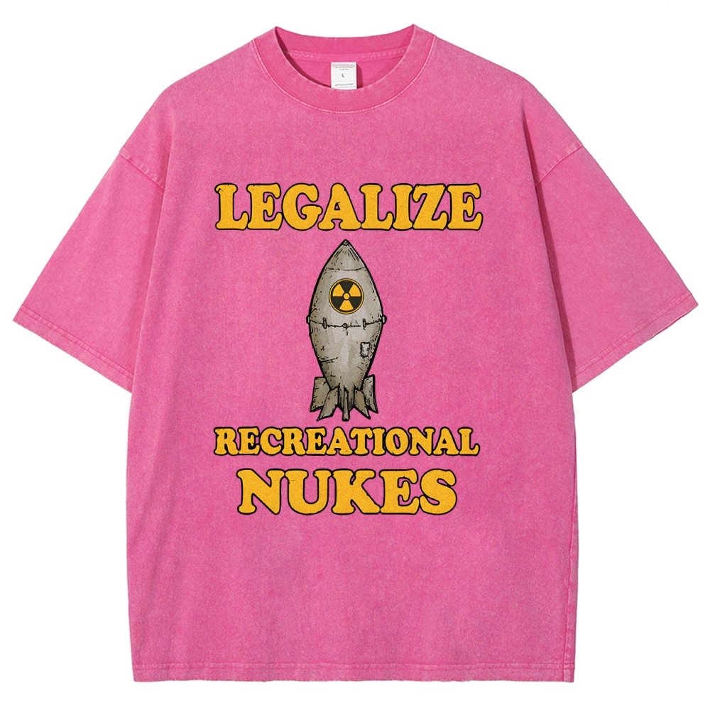 Legalize Recreational Nukes Vintage Distressed T-shirt