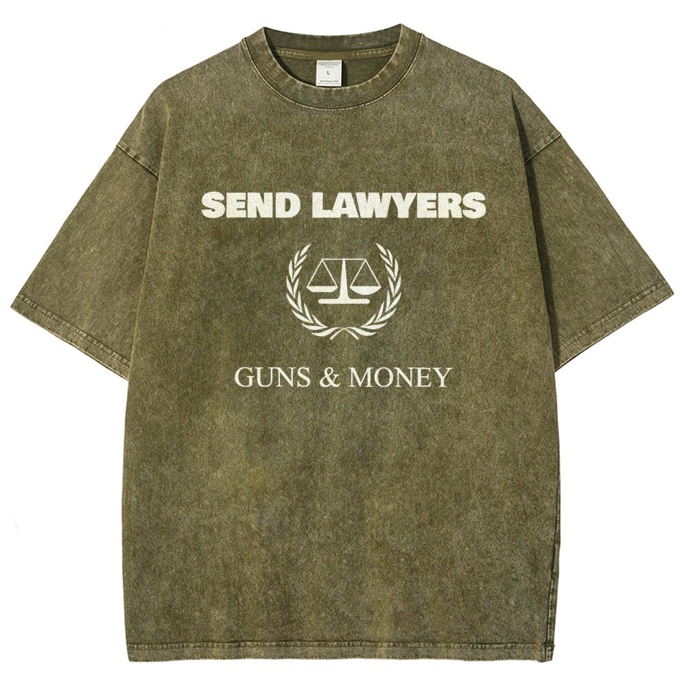 Send Lawyers Guns And Money Vintage Distressed T-shirt