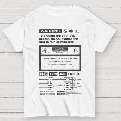 VCR Danger Geek T-Shirt