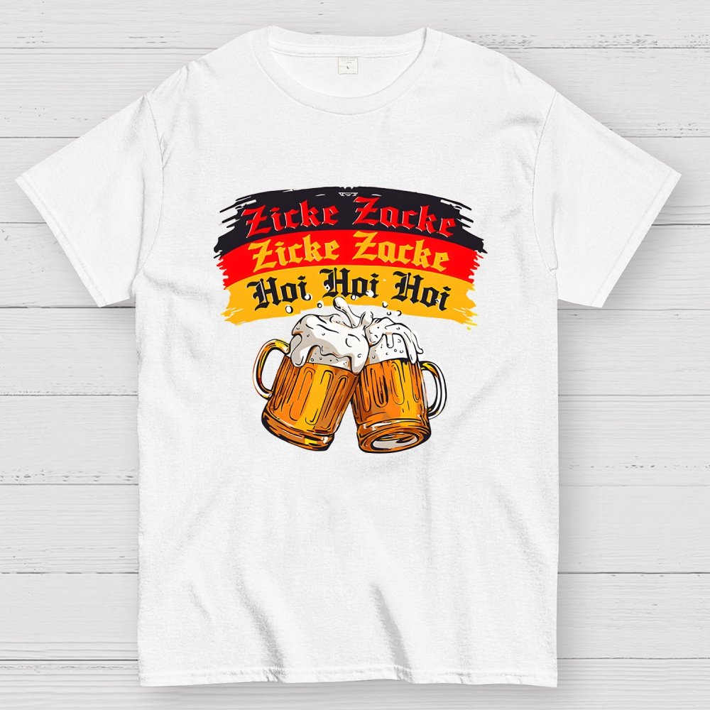 Zicke Zacke Zicke Zacke Hoi Hoi Hoi Geek T-Shirt 2509002511