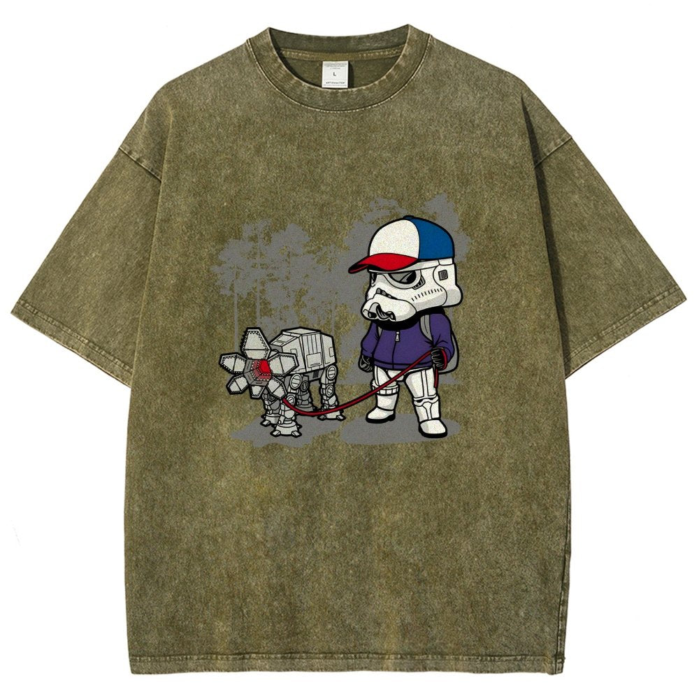 Stranger Duo Vintage Distressed T-shirt