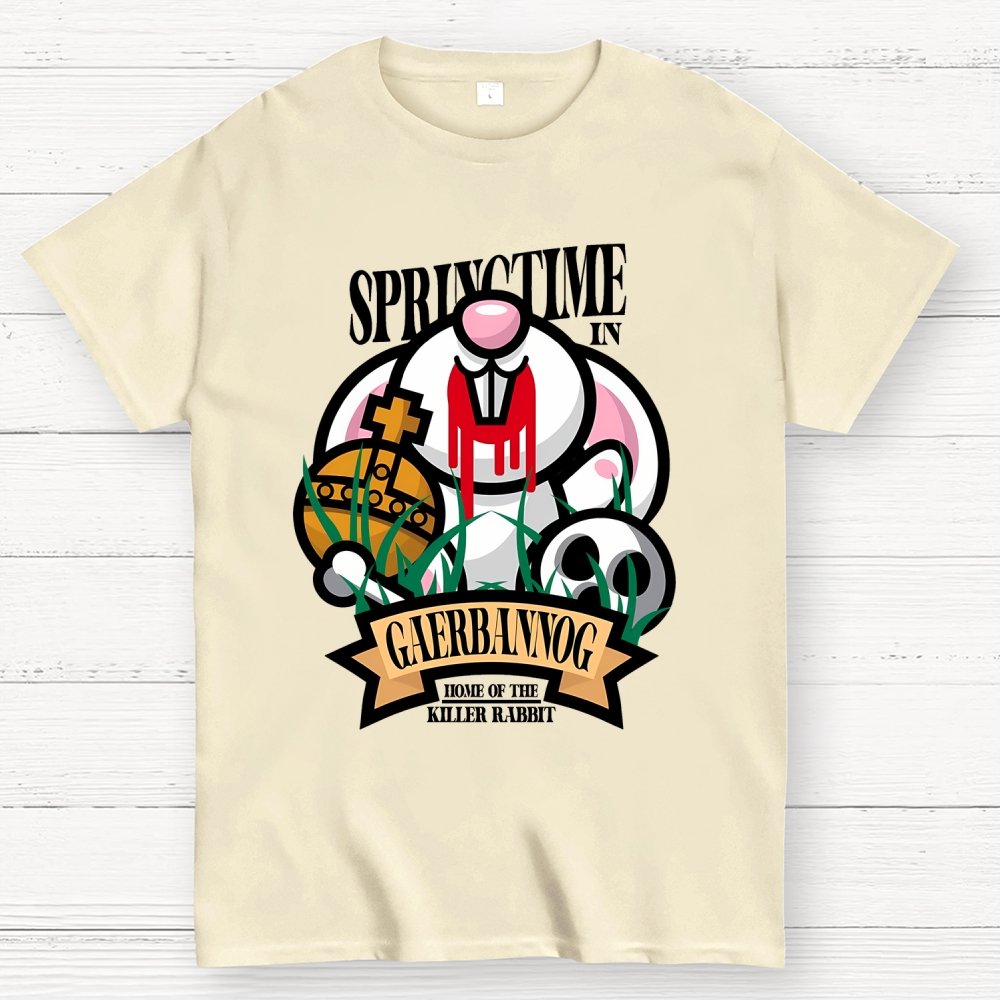 Spring Killer Rabbit Unisex Geek T-Shirt