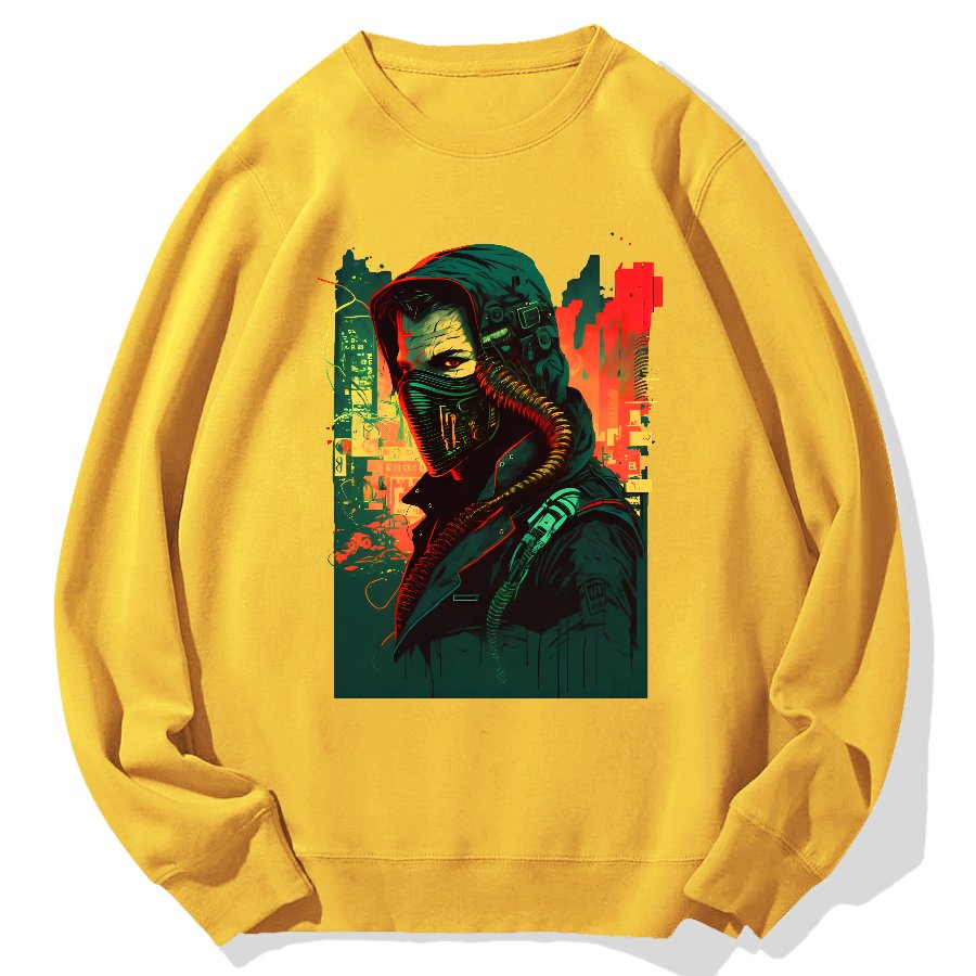 Cyber Hacker Geek Cotton Sweatshirt