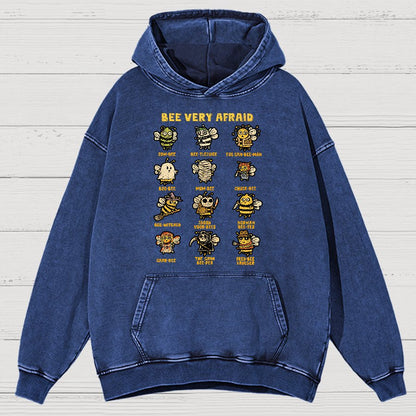 Bees Are Scared.Vintage Distressed Hoodie