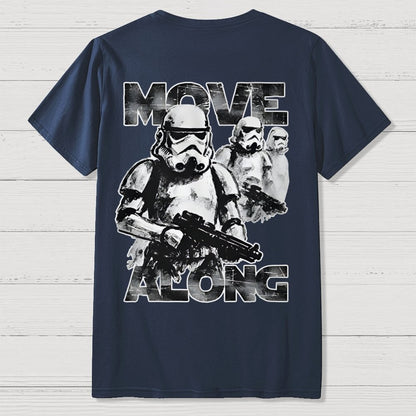 Move Along Front And Back Printing Geek T-Shirt