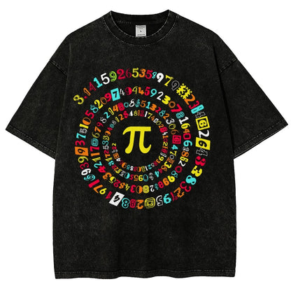 Happy Pi Day Vintage Distressed T-shirt