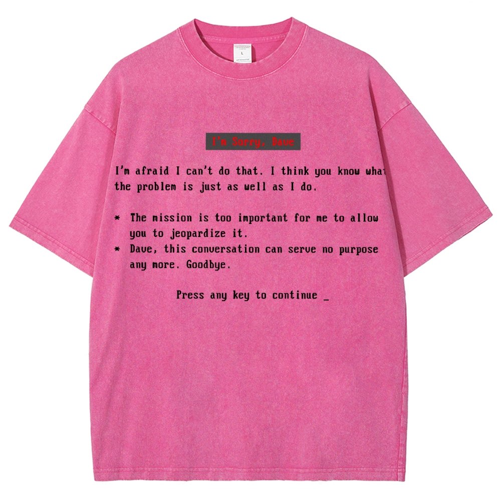 Blue Screen of AI Vintage Distressed T-shirt