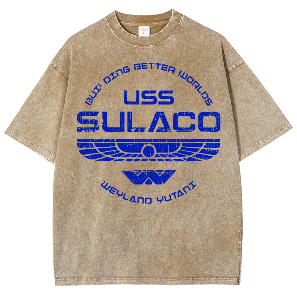 USS Starlight Vintage Distressed T-shirt
