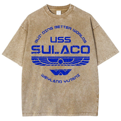 USS Starlight Vintage Distressed T-shirt