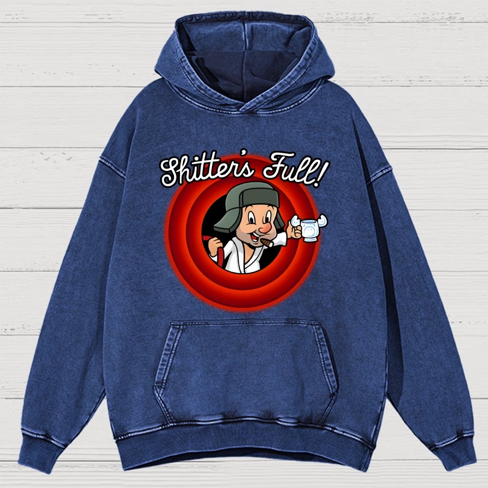 Shitter's Full Vintage Distressed Hoodie