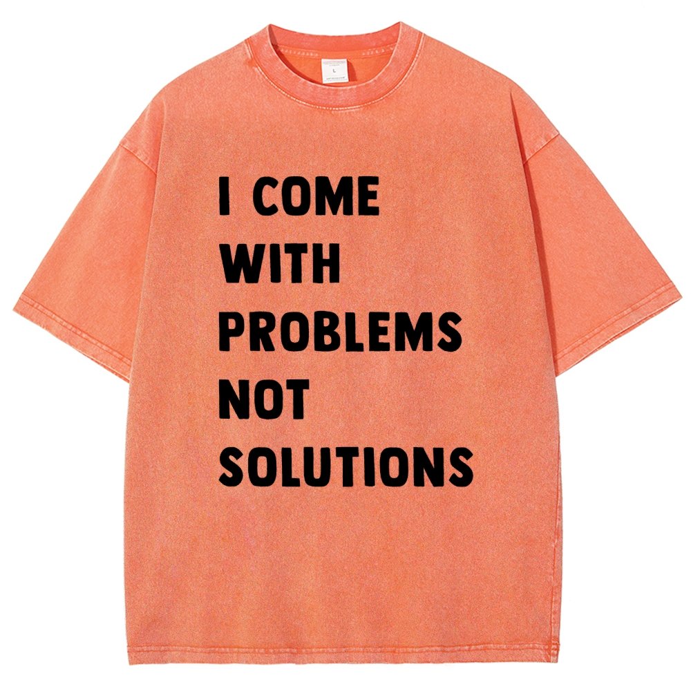 I Come With Problems Vintage Distressed T-shirt