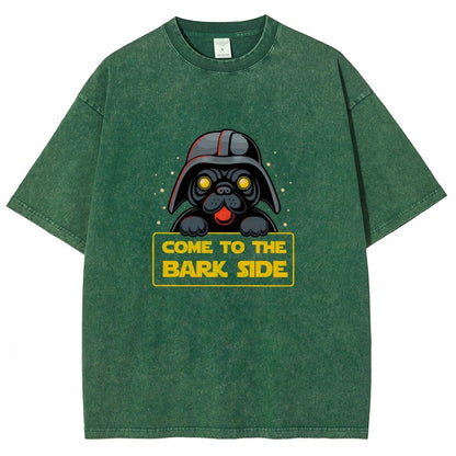 Come To The Bark Side Vintage Distressed T-shirt