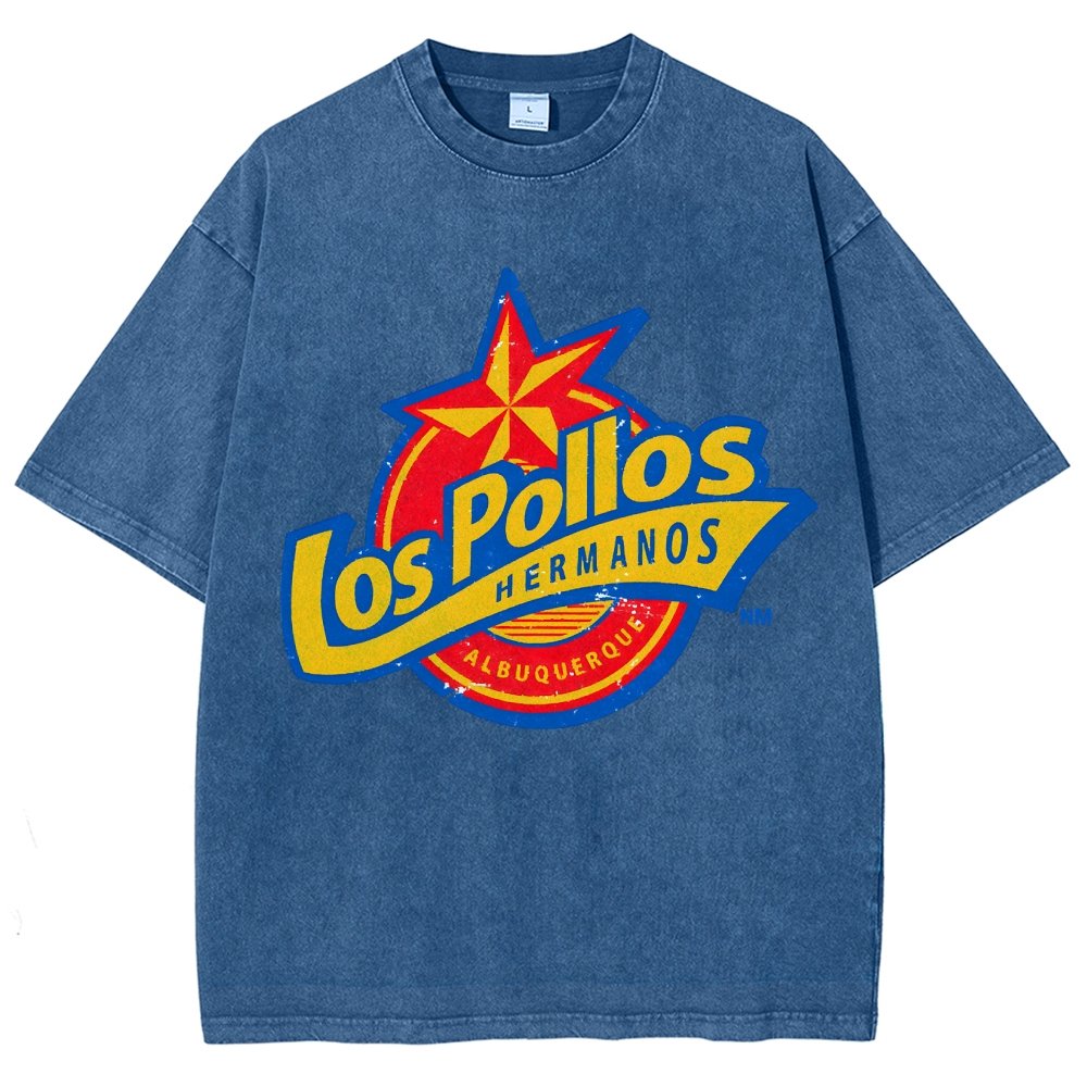 Los Pollos Hermoso Vintage Distressed T-shirt
