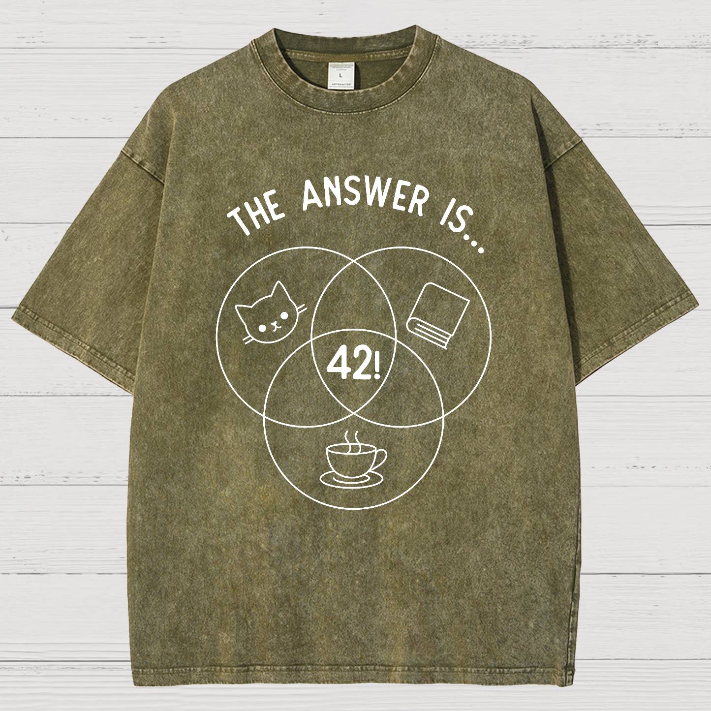42 Cats Vintage Distressed T-shirt