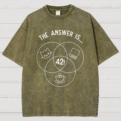 42 Cats Vintage Distressed T-shirt