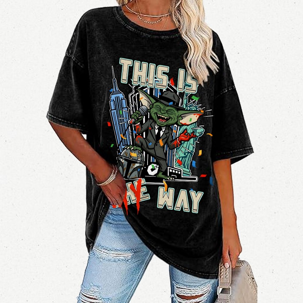 My WAY Vintage Distressed T-shirt