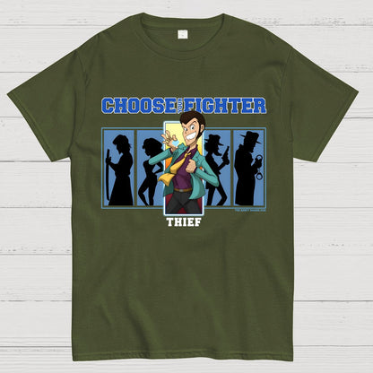 Choose Your Fighter Thief Geek T-Shirt