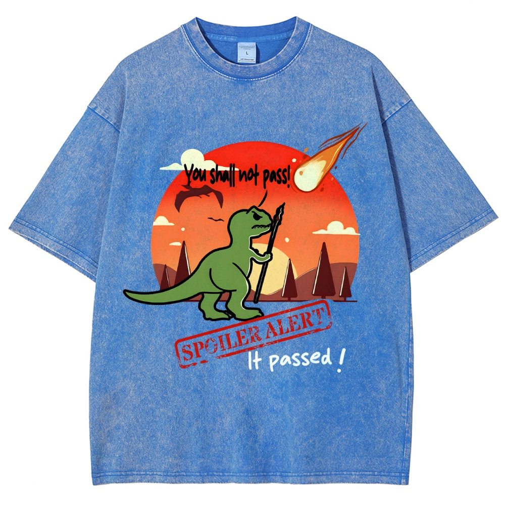 Spoiler Alert You Can't Go Through! Vintage Distressed T-shirt