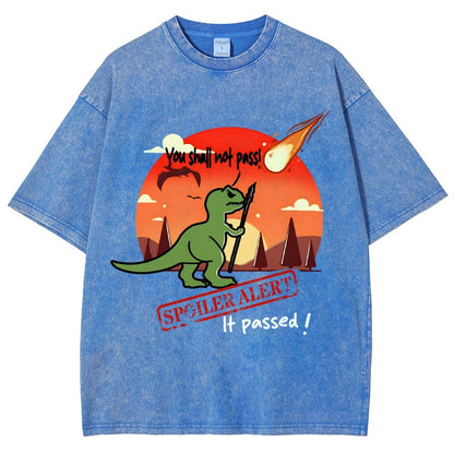 Spoiler Alert You Can't Go Through! Vintage Distressed T-shirt
