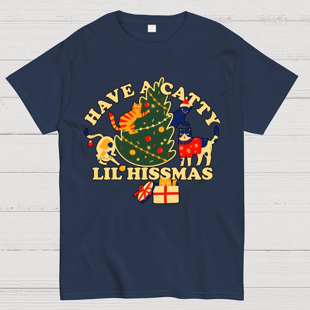 Have A Catty Lil Hissmas Geek T-Shirt