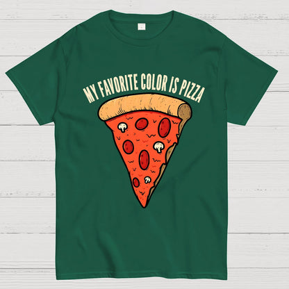 My Favorite Color is Pizza Funny Geek T-Shirt