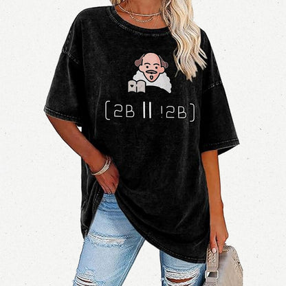 To Be Or Not To Be That Is The Question Essential Vintage Distressed T-shirt