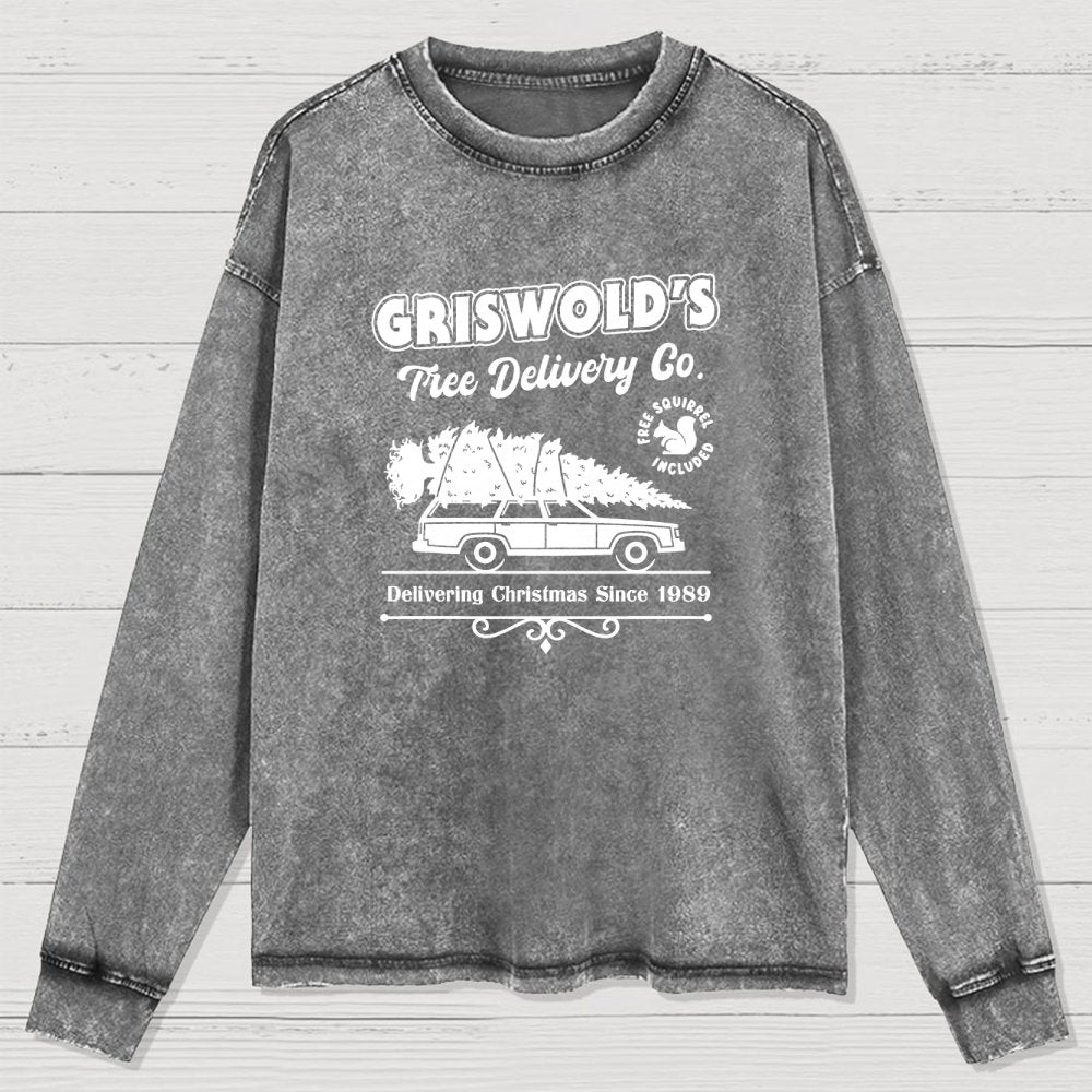 Family's Tree Delivery Washed Long Sleeve Tee