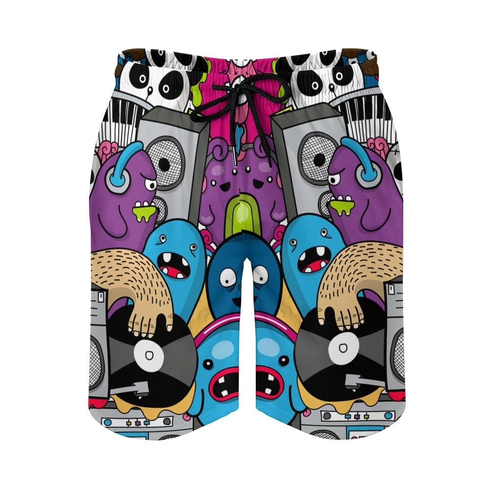 Trend Music Party Geek Shorts