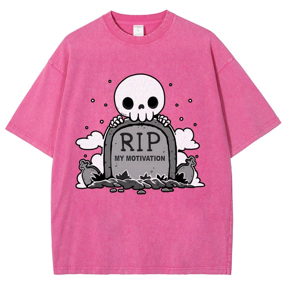 Rip My Motivation Vintage Distressed T-shirt