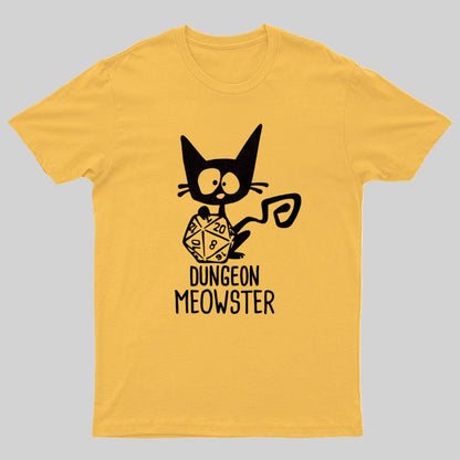 Dungeon Meowster Funny Unisex Gamer T-Shirt