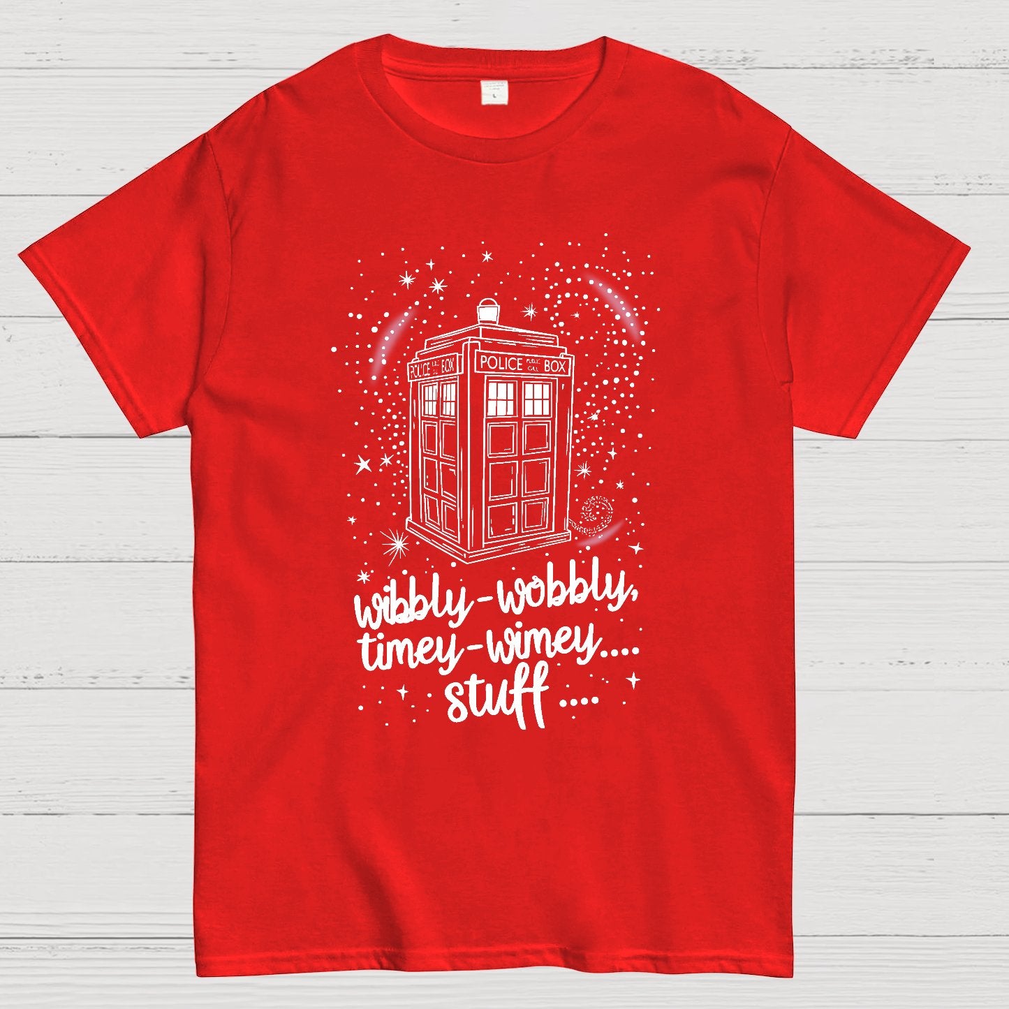 Wibbly wobbly, timey wimey Christmas Geek T-Shirt