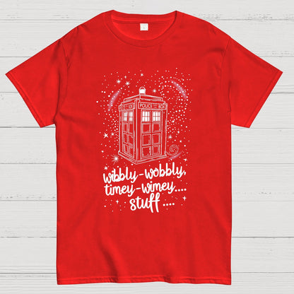 Wibbly wobbly, timey wimey Christmas Geek T-Shirt