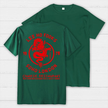Lee Ho Fooks Chinese Restaurant Back Printing Geek T-Shirt