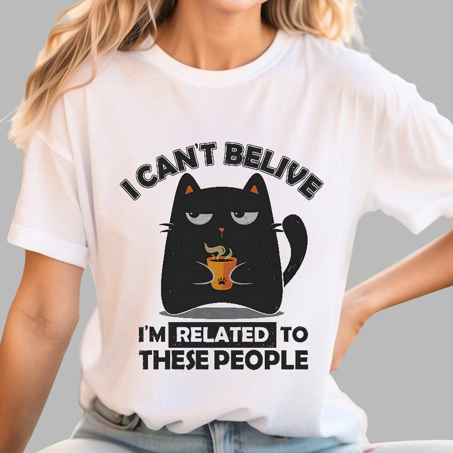 Can't Believe We're Related Geek T-Shirt