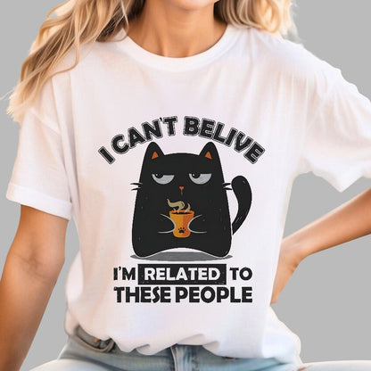 Can't Believe We're Related Geek T-Shirt