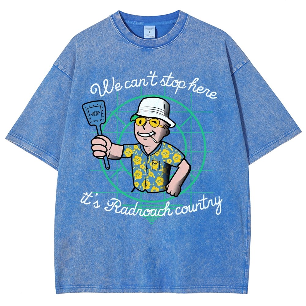 We Can’t Stop Here Vintage Distressed T-shirt