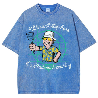 We Can’t Stop Here Vintage Distressed T-shirt