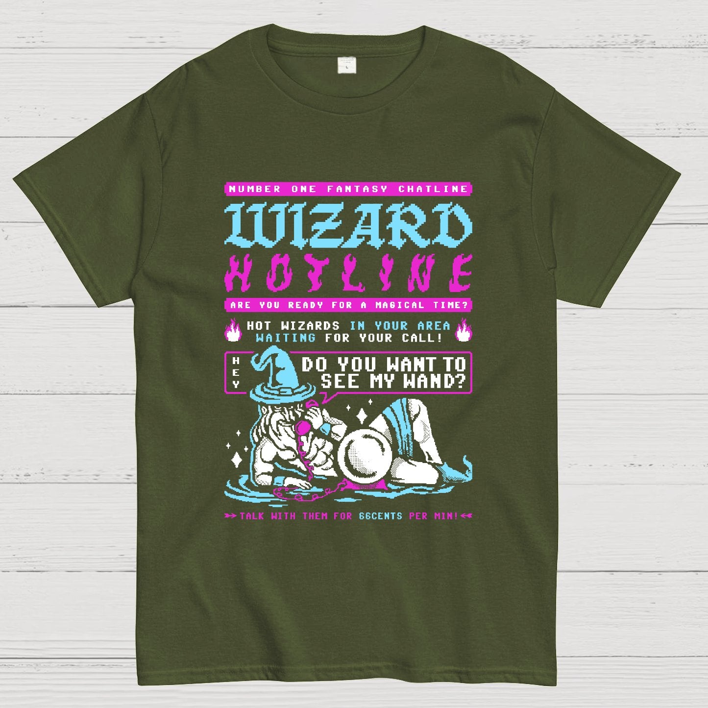 Wizard Hotline Geek T-Shirt