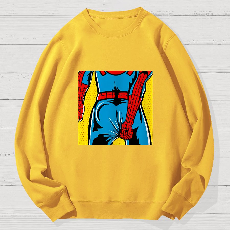 Funny Back Geek Cotton Sweatshirt