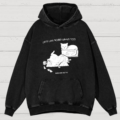 Board Game Fact #9 Vintage Distressed Hoodie