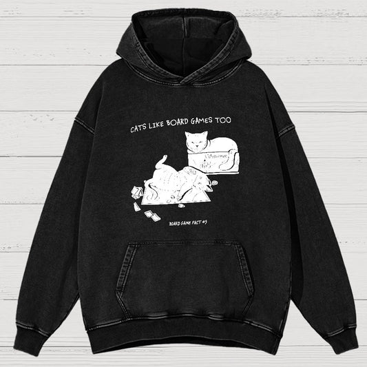 Board Game Fact #9 Vintage Distressed Hoodie